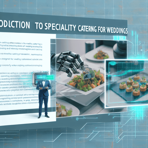 Crafting the Future of Weddings: A Guide to Specialty Catering Innovation and Market Opportunities